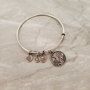 Alex and Ani Silver Sister Expandable Charm Bracelet